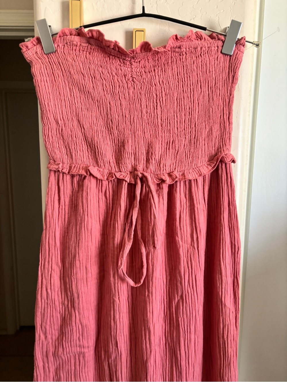 NWT Sim&Sam Strapless Mauve Maxi Dress, Size M - Picture 3 of 4